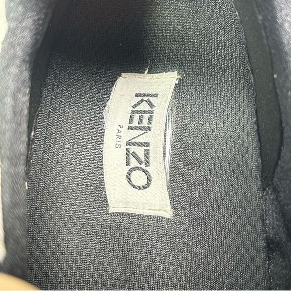 Kenzo Paris Sonic White Velcro Chunky Luxury Designer Sneaker Men Size 11 EUR 45 - Picture 13 of 14
